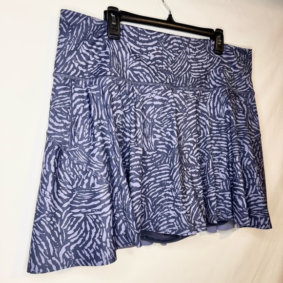 Athleta Ace Printed Tennis Skort in Fiji Medieval Violet Purple Size 2X - Picture 4 of 12